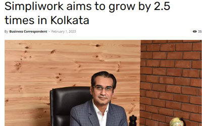 Simpliwork aims to grow by 2.5 times in Kolkata